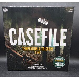 Casefile Temptation & Trickery Game 3-4 Players Ages 12+ True Crime Inspired Boa